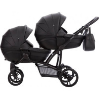 Коляска для двійні 2 в 1 Bebetto B 42 Pro 04 чорний